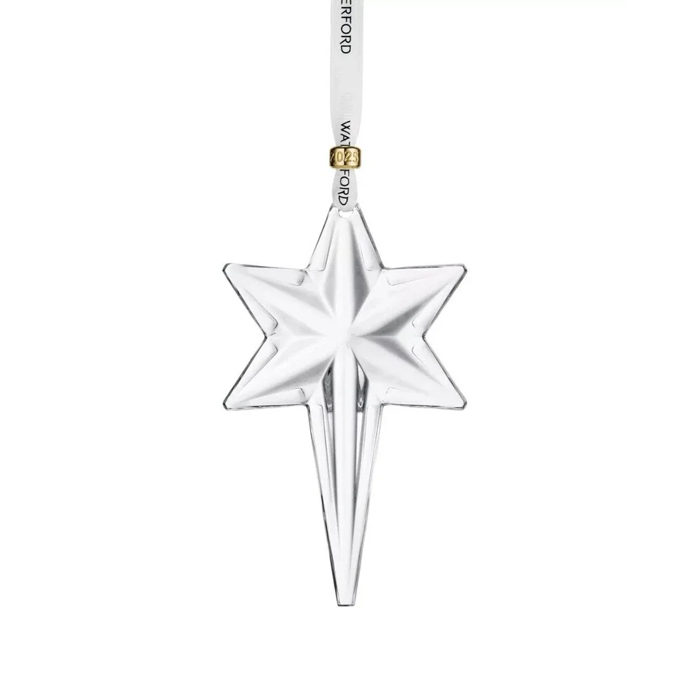 Waterford 2025 Annual Snowstar Crystal Christmas Ornament Holiday Decor
